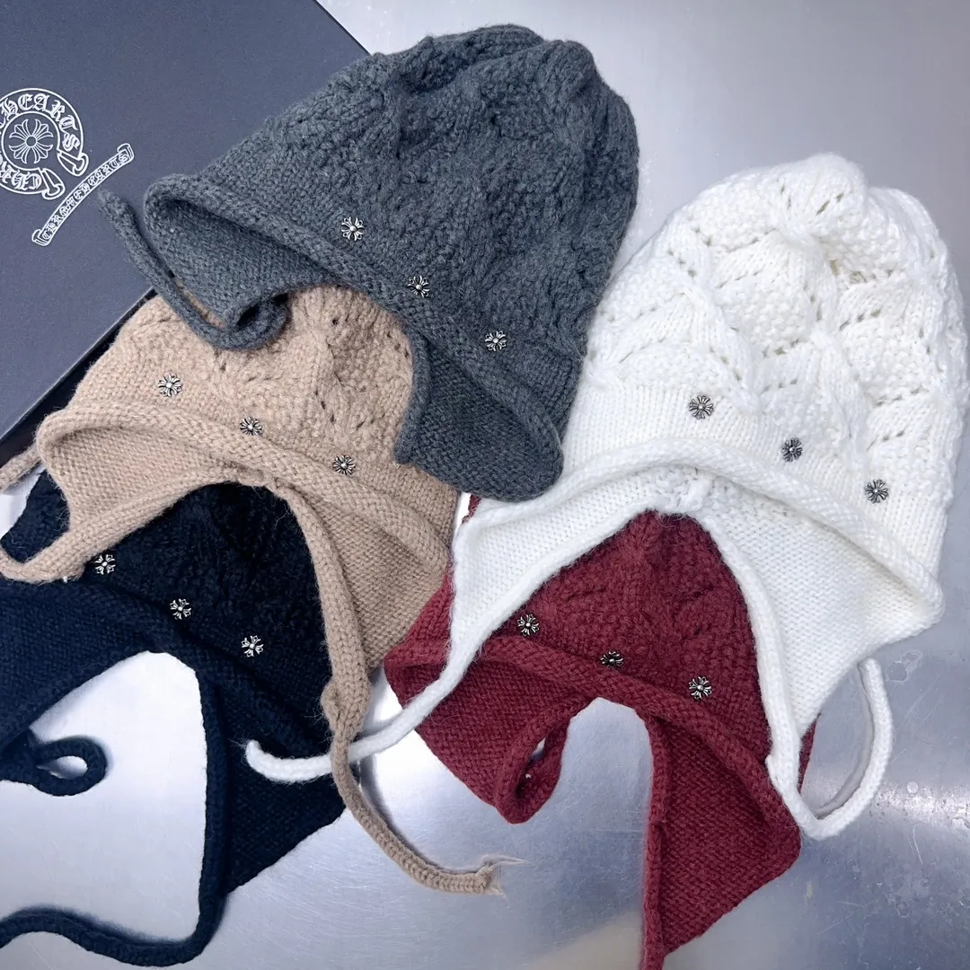 Croix heart thunder hat knitted hat